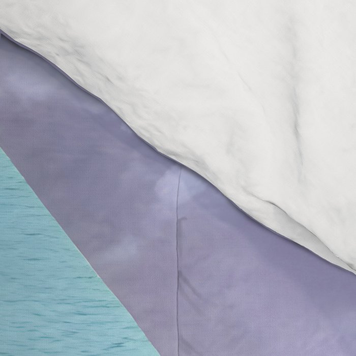 A Fantastic Journey, Graphic Collage Eclectic, Cutout Pop Art Contemporary, Snow Mountain Winter Textures Patterns, Geometric Digital Comforter Gallery Image 4