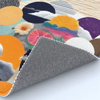 A Fantastic Journey, Graphic Collage Eclectic, Cutout Pop Art Contemporary, Snow Mountain Winter Textures Patterns, Geometric Digital Rug Gallery Image 4