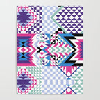 MB2 Tribal geometric Poster Gallery Image 4