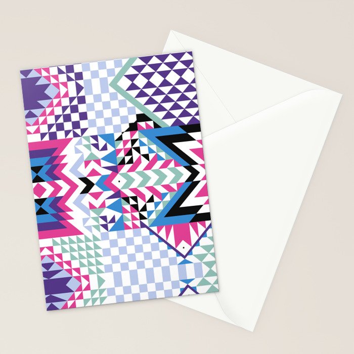 MB2 Tribal geometric Stationery Card Gallery Image 2