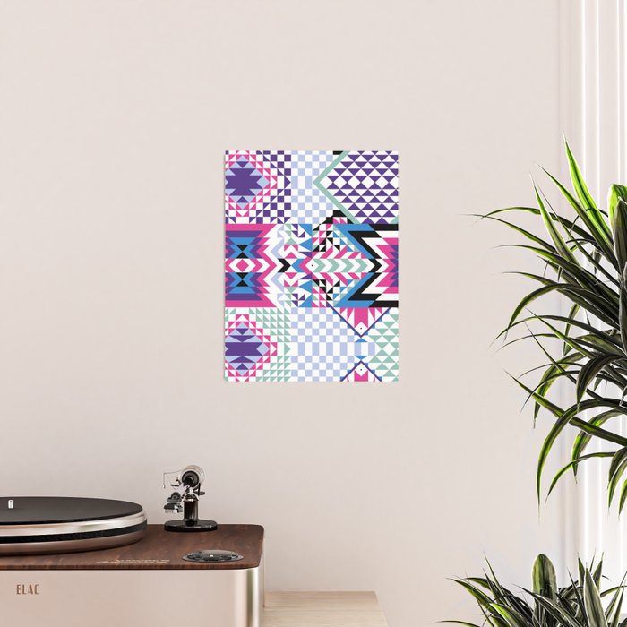 MB2 Tribal geometric Poster Gallery Image 2