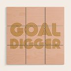 Goal Digger Wood Wall Art Gallery Image 1