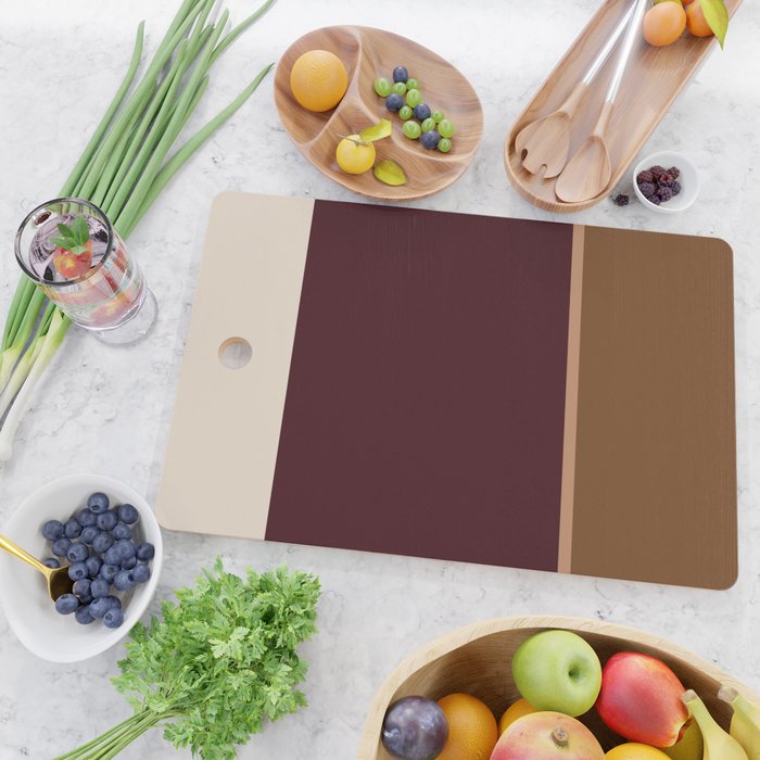 Contemporary Color Block XXV Cutting Board Gallery Image 2