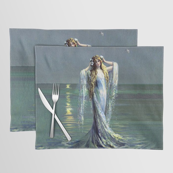 Vintage Mermaid Placemat Gallery Image 1