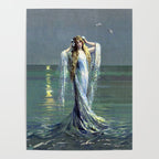 Vintage Mermaid Poster Gallery Image 4