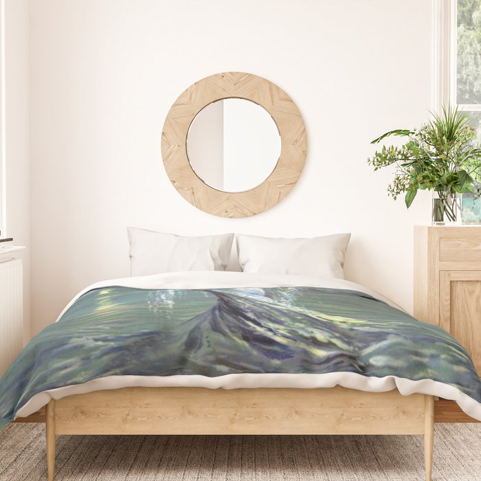 Vintage Mermaid Duvet Cover Gallery Image 3