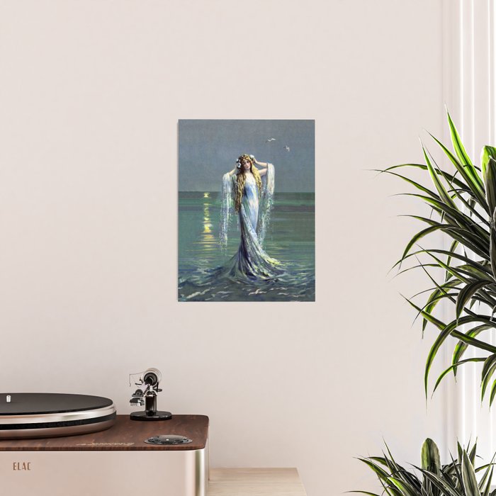 Vintage Mermaid Poster Gallery Image 2