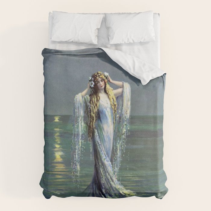 Vintage Mermaid Duvet Cover Gallery Image 6