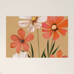 Pastel Petal Symphony Welcome Mat Gallery Image 1