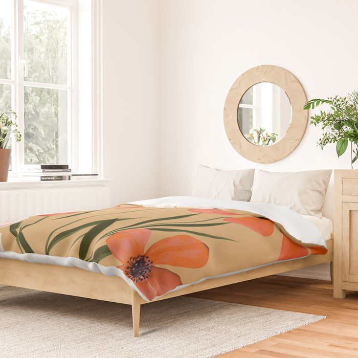 Pastel Petal Symphony Duvet Cover Gallery Image 2
