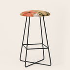 Pastel Petal Symphony Stool Gallery Image 1