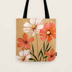 Pastel Petal Symphony Tote Bag Gallery Image 1