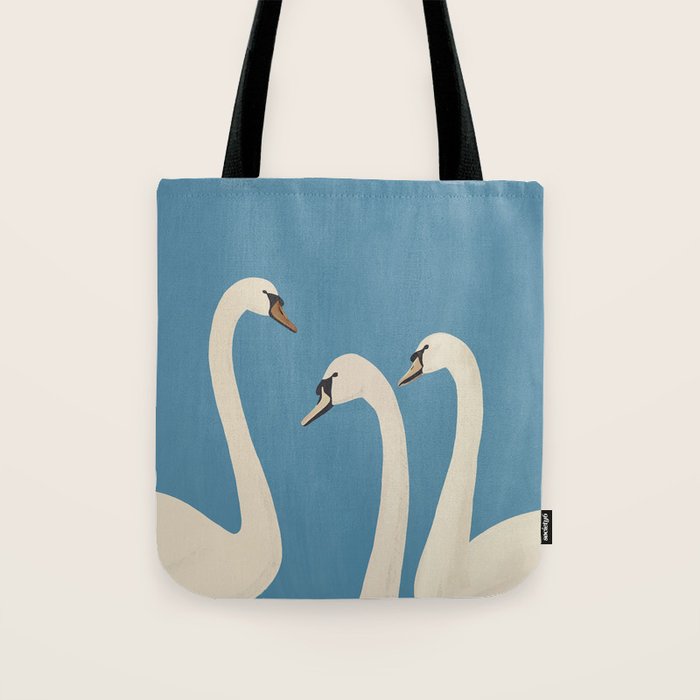 White Swans 3 Tote Bag Gallery Image 1