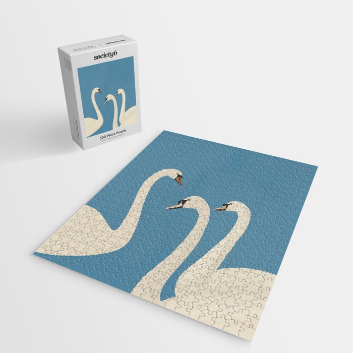 White Swans 3 Jigsaw Puzzle Gallery Image 2