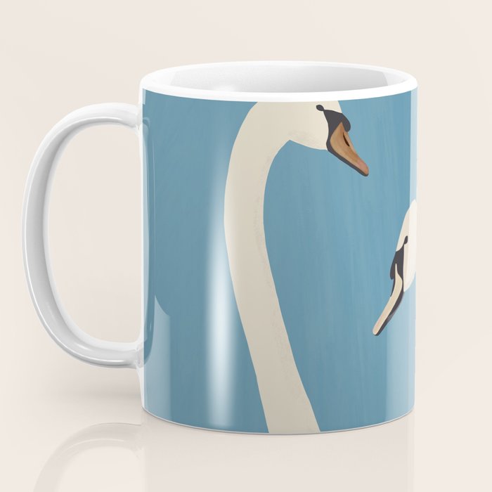 White Swans 3 Coffee Mug Gallery Image 3