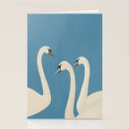 White Swans 3 Stationery Card Gallery Image 2