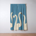 White Swans 3 Window Curtain Gallery Image 3