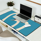 White Swans 3 Desk Mat Gallery Image 2