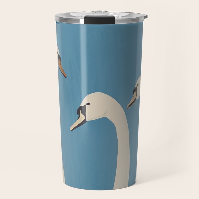 White Swans 3 Travel Mug Gallery Image 1