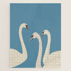 White Swans 3 Jigsaw Puzzle Gallery Image 1