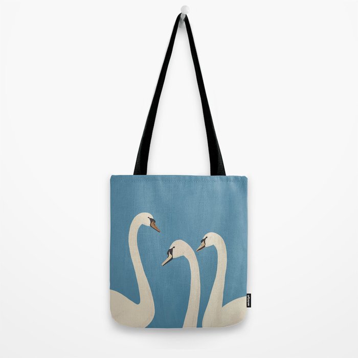 White Swans 3 Tote Bag Gallery Image 2