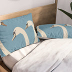 White Swans 3 Pillow Sham Gallery Image 2
