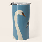 White Swans 3 Travel Mug Gallery Image 3