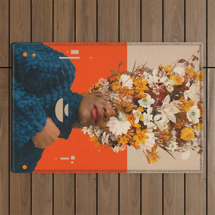 You are my Beige Orange Dreamfield Outdoor Rug Gallery Image 1
