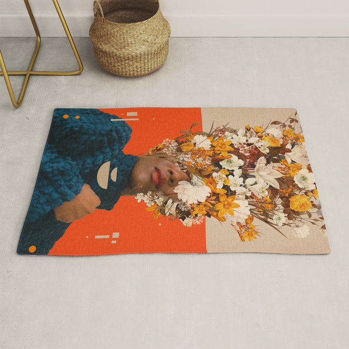 You are my Beige Orange Dreamfield Rug Gallery Image 1