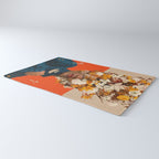 You are my Beige Orange Dreamfield Rug Gallery Image 3