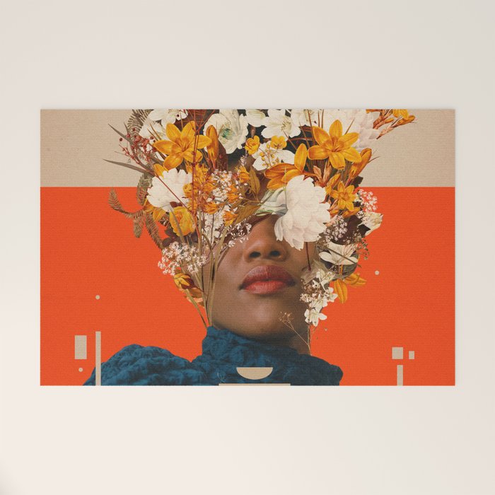 You are my Beige Orange Dreamfield Welcome Mat Gallery Image 1