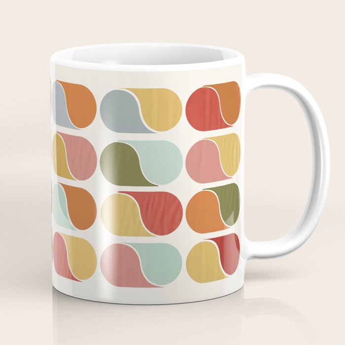 Colorful modern abstract Coffee Mug Gallery Image 1