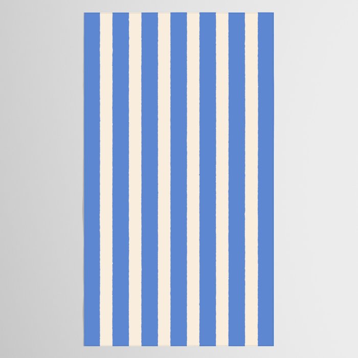 Simple Stripes Pattern - Blue Tablecloth Gallery Image 2