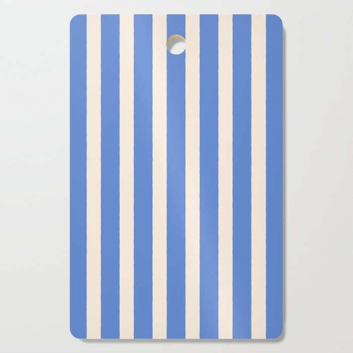 Simple Stripes Pattern - Blue Cutting Board Gallery Image 1