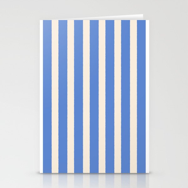 Simple Stripes Pattern - Blue Stationery Card Gallery Image 2