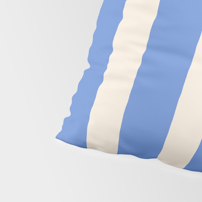 Simple Stripes Pattern - Blue Pillow Sham Gallery Image 4