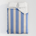 Simple Stripes Pattern - Blue Duvet Cover Gallery Image 6