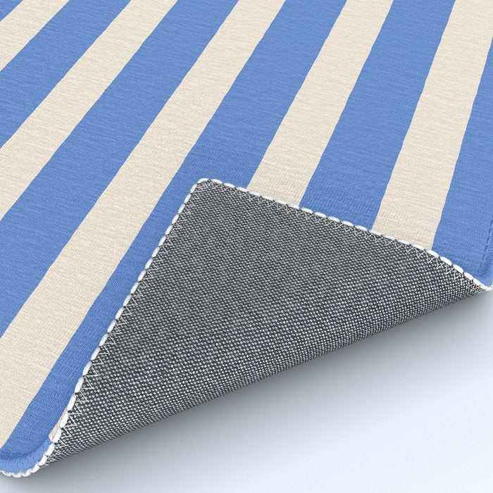 Simple Stripes Pattern - Blue Rug Gallery Image 4