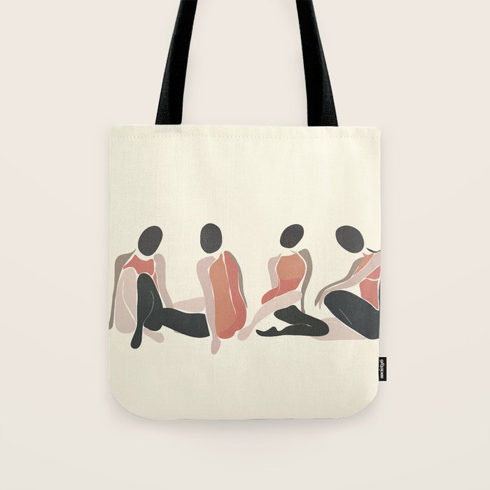 Woman Forms Tote Bag Gallery Image 1