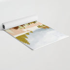 Winter Lake Forest Yoga Mat Gallery Image 2