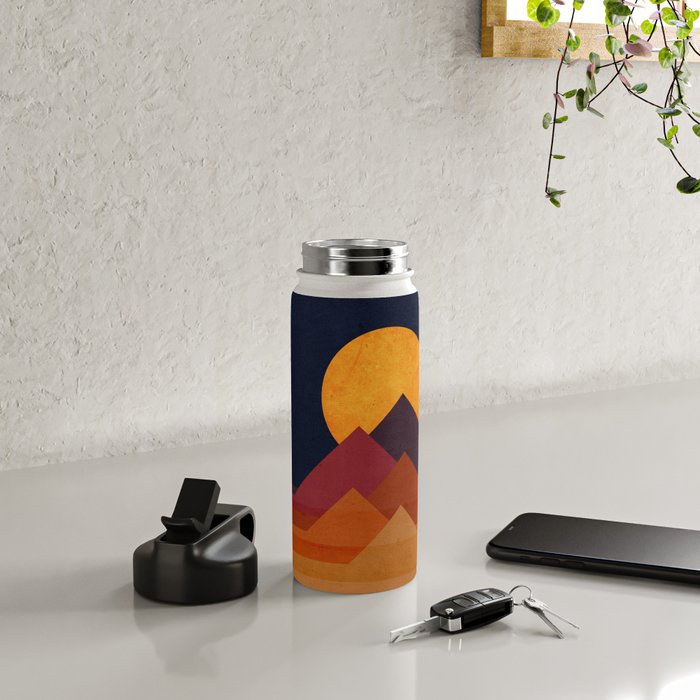 Full moon and pyramid Water Bottle Gallery Image 5