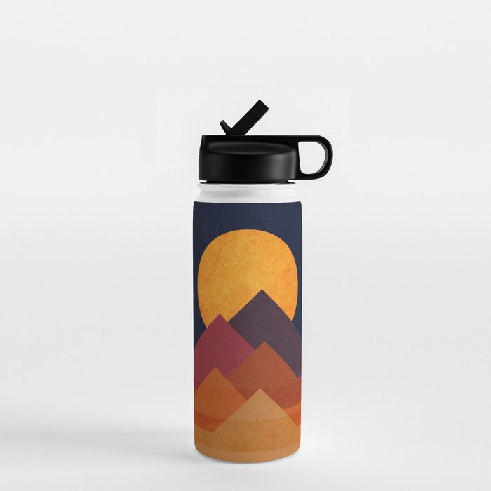 Full moon and pyramid Water Bottle Gallery Image 1