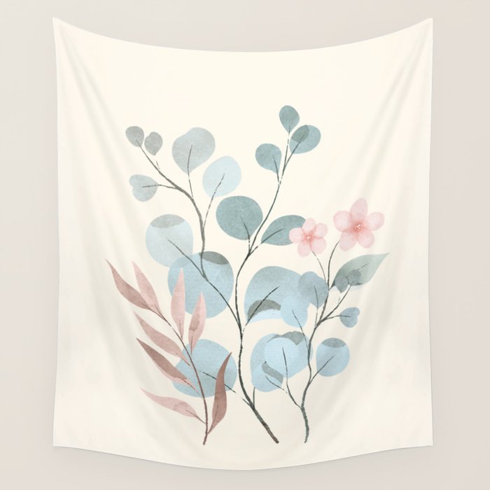 Verdant Branches 03 Wall Tapestry Gallery Image 4