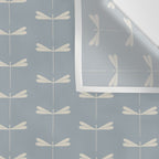 Dragonfly Pattern IX Soft Blue Wall Tapestry Gallery Image 3