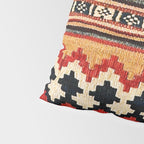 Qashqaâi Fars Southwest Persian Kilim Print Pillow Sham Gallery Image 4