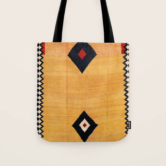Qashqaâi Fars Southwest Persian Kilim Print Tote Bag Gallery Image 1