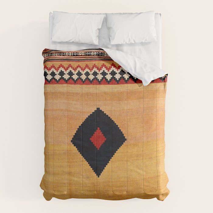 Qashqaâi Fars Southwest Persian Kilim Print Comforter Gallery Image 6