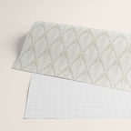 Linocut Palm Leaves . Neutral Wrapping Paper Gallery Image 2