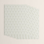Linocut Palm Leaves . Neutral Wrapping Paper Gallery Image 3