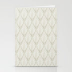 Linocut Palm Leaves . Neutral Stationery Card Gallery Image 2
